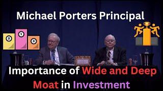 Warren Explains the Importance of Wide and deep moat in Investing