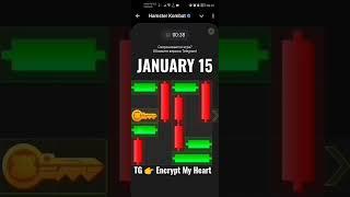 Hamster Kombat (Хомяк) Mini game (Мини-игра) January 15, 2025