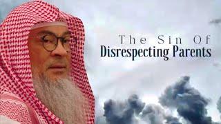 The sin of disrespecting parents: A grave warning! #Assim #assimalhakeem #assim assim al hakeem