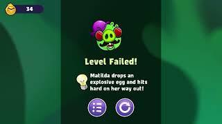 Angry Birds Reloaded Space Mirror Worlds Level Failed