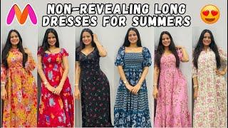 *HUGE* MYNTRA MAXI DRESSES HAUL  Vacation Dresses, Beach Outfits, Trip Dresses, Birthday Dresses