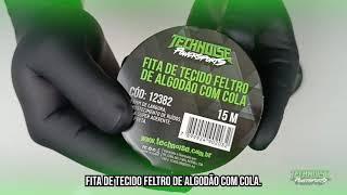 FITA DE TECIDO FELTRO DE ALGODÃO COM COLA TECHNOISE NA EQUASA