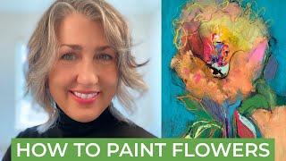 TOP-5 TIPS for painting flowers in Pastel | best painting tips for beginners | pastel painting