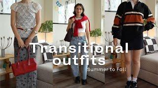 summer to fall transitional outfits 2024