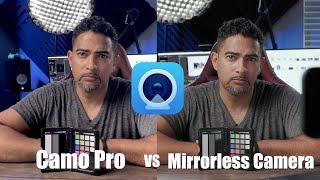 4k Smartphone Webcam VS 4k Mirrorless Camera | Reincubate Camo Studio Pro | Image Match