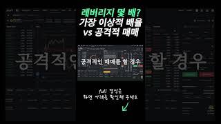 가장 이상적인 레버리지 배율이란?