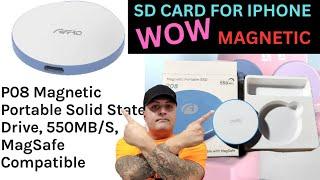 PO8 MAGNETIC PORTABLE SOLID STATE DRIVE FOR IPHONE