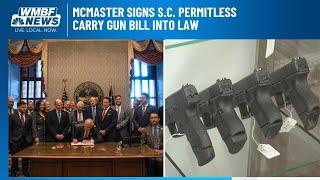 McMaster signs S.C. permitless carry gun bill into law