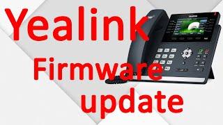 Yealink Handset Firmware update