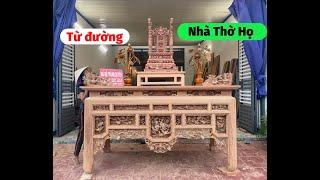 Bàn thờ gỗ đẹp | bàn thờ ô xa | Đồ Gỗ Thành Quyên