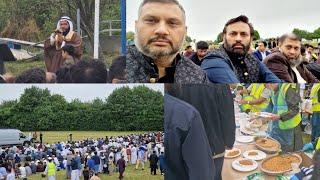 Eid ul Adha 2023 in Park, Wise Mosque , Hig Wycombe, England