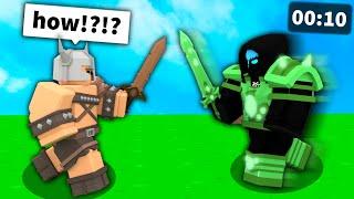 I disguised my avatar with ARMOR in Roblox Bedwars..