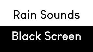 Rain Sounds for Sleeping Black Screen | Sleep, Study, Focus | 10 Hours