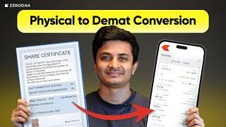 How to convert physical share certificates to demat | Complete guide