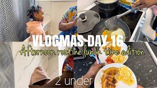 Vlogmas day 16| Afternoon routine with my toddlers (Lunch and nap time edition)