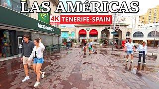 TENERIFE - LAS AMÉRICAS | Rain, Wind and Calima  4K Walk ● December 2024