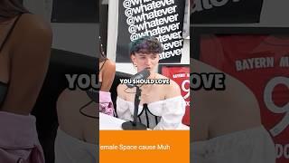 WOKE FEMINIST GETS A TASTE OF HER OWN LOGIC  @whatever