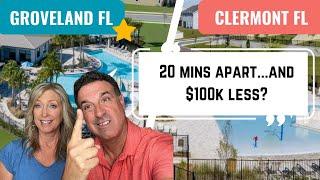 Same house, $100k less?? Touring Trinity Lakes in Groveland FL | New Construction | Resort Amenities