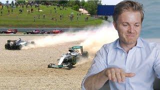 SPANISH GP F1 CRASH WITH LEWIS HAMILTON EXPLAINED | NICO ROSBERG | UNCUT