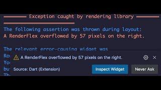 flutter fix problem A RenderFlex overflowed by pixels on the right | flutter app