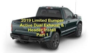 F150 Limited Bumper, Active Dual Exhaust & Header Install  Part 1