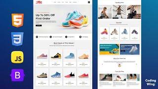 How to Create E-Commerce Website with HTML, CSS & JavaScript | Full Tutorial for Beginners