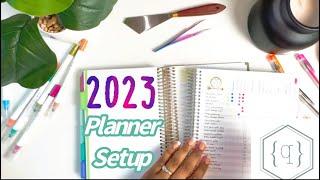 Planner Set up and flip through | Creating lists and routines in my Plum Paper Planner for 2023