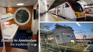 London to Amsterdam by train & ferry with Stena Line