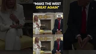 #watch | “Make the West Great Again’: Italy’s PM Joins Trump’s Vision #shorts #trending
