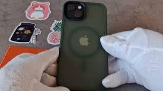 CANSHN Cover Magnetica Opaca per iPhone iPhone, Custodia Traslucida Opaca Protettiva Sottile Antiurt