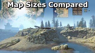 Battleroyale Map Sizes Compared - CS:GO's Blacksite