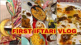 First ramzan Iftari routine in Saudia Arab | First iftar vlog | First iftar compete menu |iftar menu