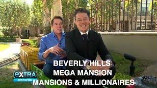 Michael Corbett & Christophe Choo "Extra" tour of a Beverly Hills mega mansion  real estate  realtor