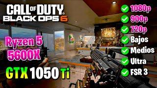  GTX 1050 Ti  Call Of Duty Black Ops 6 BETA  ¿SE PUEDE JUGAR? 