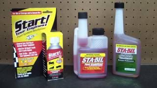 How and When to use Sta-Bil Red, Sta-Bil Ethanol Treatment, and Start Your Engines!