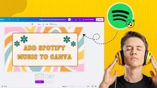 How to Add Spotify Music to Canva Presentation/Video—100% Work #canva