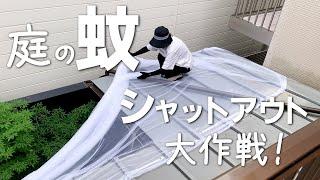 【蚊除け対策 DIY】巨大ネットでお庭をスッポリ⁉今年の夏は蚊のいないお庭であれやこれを楽しみたい！