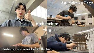 what finals season is like for america’s most sleep-deprived major  [college architecture vlog no.6]