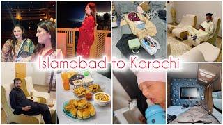 Islamabad to Karachi by daewo sleeping bus | viral travel bag | Natasha waqas vlogs