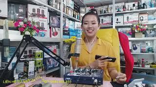 BỘ MICRO HÁT LIVESTREAM VÀ THU ÂM HAY NHẤT HIỆN NAY BIẾN DỌNG HÁT THƯỜNG THÀNH CA SĨ LÀ CÓ THẬT