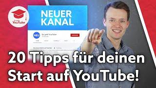 20 Fehler, die du als neuer YouTuber unbedingt vermeiden solltest!