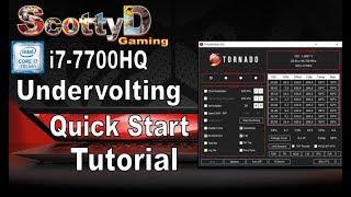 i7 7700HQ Undervolt Safe Quick Tutorial. Plus Throttlestop Run on Start Guide (Task Scheduler)