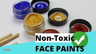 NATURAL EARTH PAINT REVIEW: Testing non toxic face paints