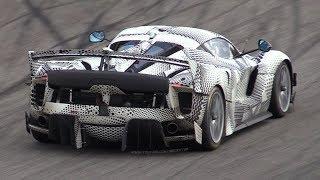 2018 Ferrari FXX K EVO Mule Testing HARD On Track!!