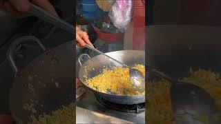 local Vietnamese street food - fried rice with green onions