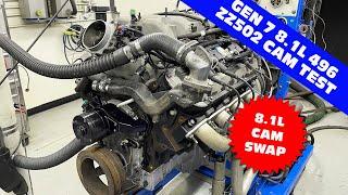 JUNKYARD 8.1L CAM TEST. STOCK VS ZZ502-REAL DYNO DATA. HOW MUCH HP IS A ZZ502 CAM WORTH IN A GEN 7?