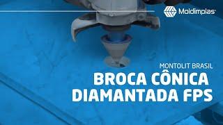 Broca cônica diamantada FPS - Montolit Brasil