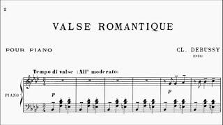RCM Piano 2022 Grade 9 List D No.1 Debussy Valse Romantique Sheet Music