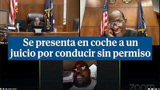 Se presenta en coche a un juicio acusado de conducir sin permiso