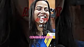 UPSC️TOPPER 2024 SHAKTI DUBEY MAM #AIR-1 # success#shorts #viral #trending